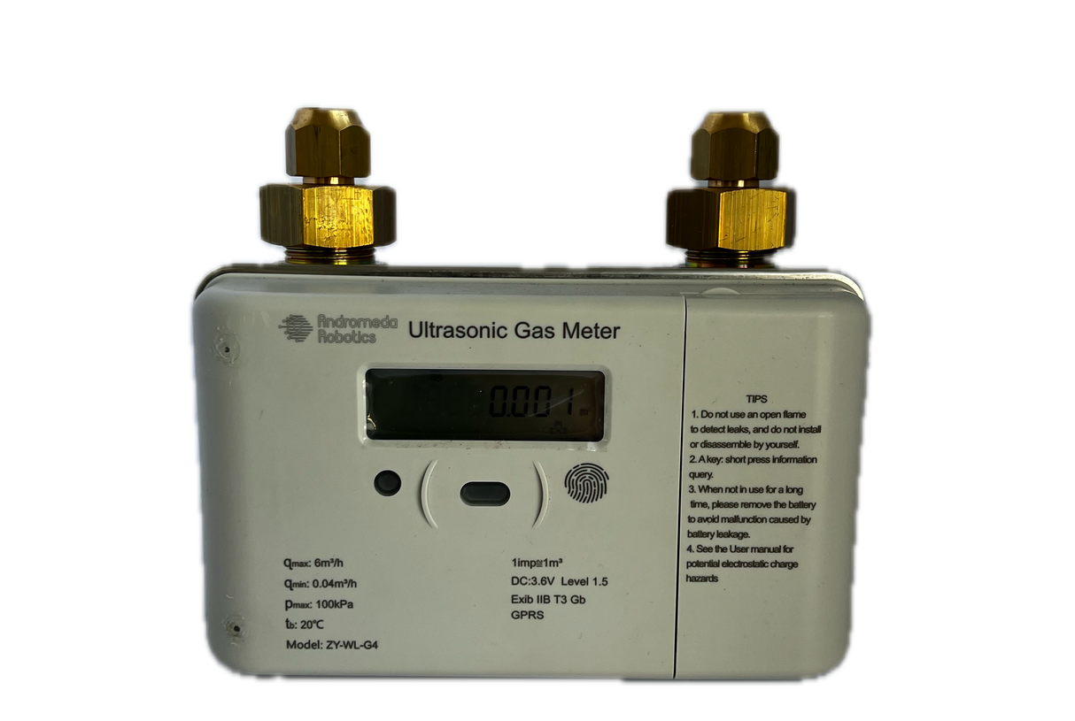 Smart Wall-Mounted Ultrasonic Gas Meter